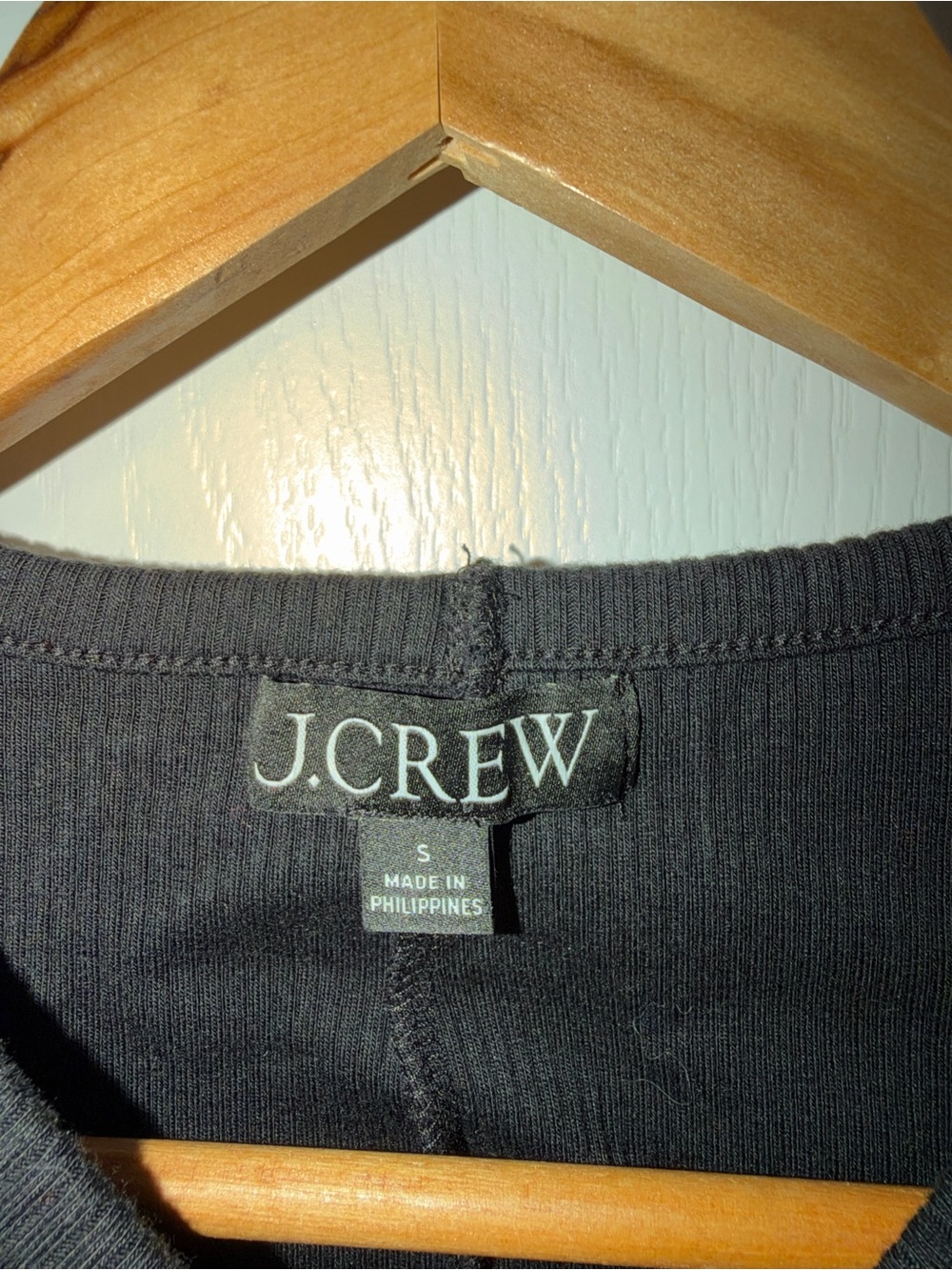 J. Crew Black Ribbed Racerback Tank - Picture 2 of 3